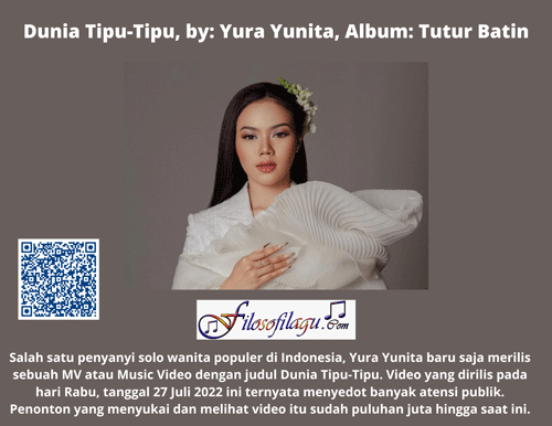 Dunia Tipu Tipu, By Yura Yunita, Album Tutur Batin Filosofi Lagu