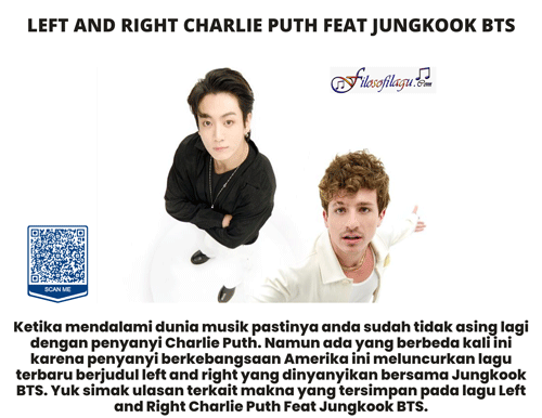 Left And Right Charlie Puth Feat Jungkook BTS Filosofi lagu