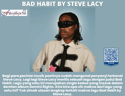 Bad Habit By Steve Lacy Filosofi Lagu