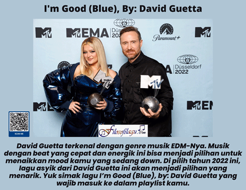 I'm Good (Blue), By David Guetta Filosofi Lagu