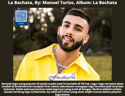 La Bachata, By Manuel Turizo, Album La Bachata Filosofi Lagu