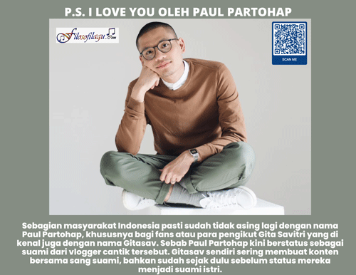 P.S. I LOVE YOU Oleh Paul Partohap Filosofi Lagu