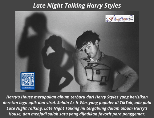 Late Night Talking Harry Styles Filosofi Lagu